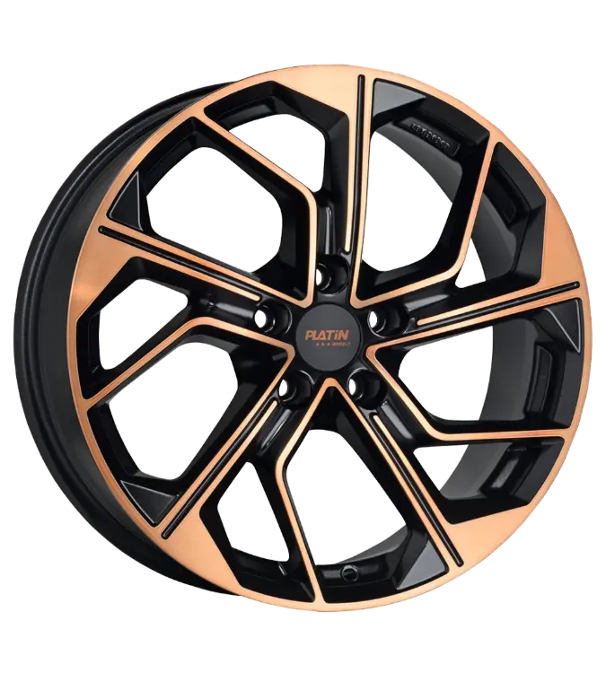 PLATIN Wheels P 116 Black Copper Polished 8,00x18 5x112,00 ET40,00