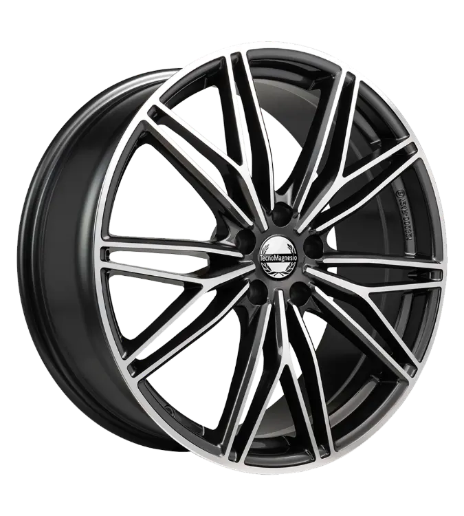 TecnoMagnesio Motorsport Gun Metallic Polished 8,00x20 5x112,00 ET46,00