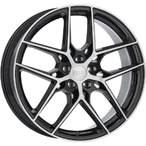 Mille Miglia MM1004 Black Polished 7,50x17 5x114,30 ET40,00