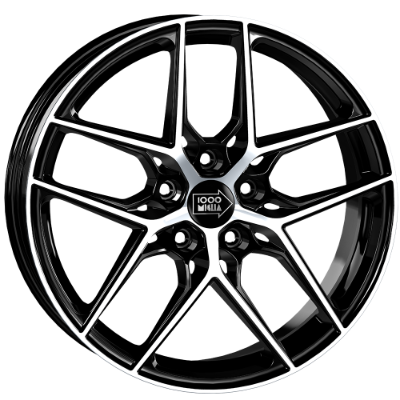 Mille Miglia MM1004 Black Polished 7,50x17 5x112,00 ET45,00