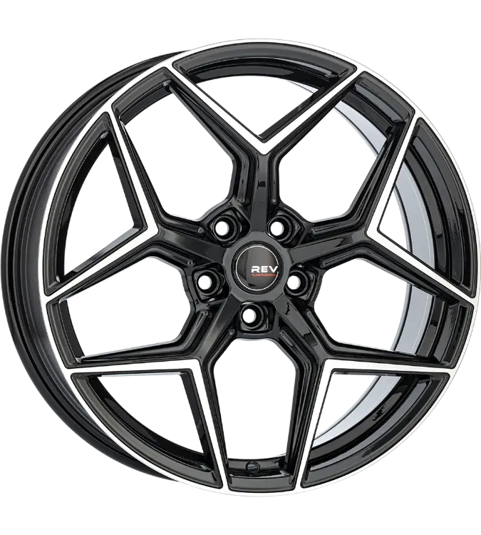 REVATIVO Comet FF Black Polished 8,00x19 5x112,00 ET45,00
