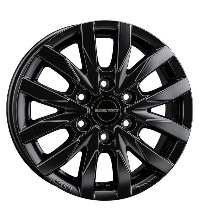 Borbet CW6 black matt 6,50x16 6x120,00 ET50,00