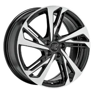 MSW 60 Black Polished 6,50x16 5x112,00 ET43,00