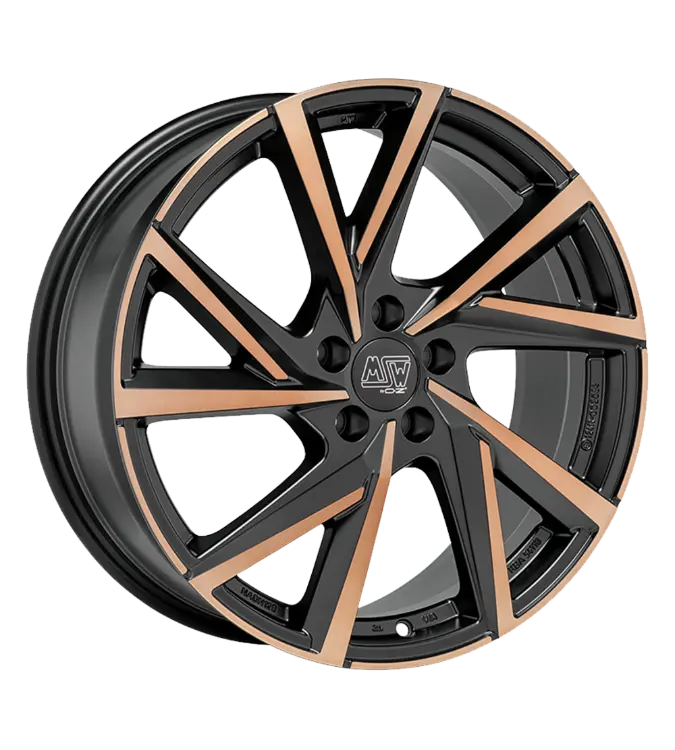 MSW 80-5 Matt Black Copper Polished 8,00x18 5x112,00 ET40,00