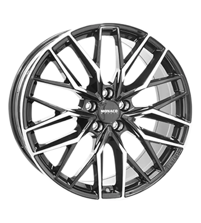 MONACO WHEELS GPX Black Polished 8,00x18 5x114,30 ET50,00