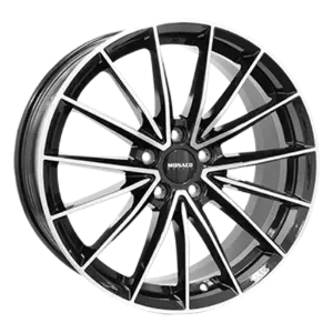 MONACO WHEELS Grand Prix 14 Black Polished 8,00x18 5x112,00 ET45,00