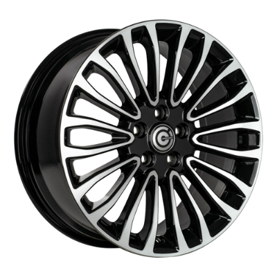 Carbonado Ohio Black Polished 7,00x17 5x108,00 ET50,00