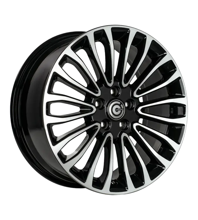 Carbonado Ohio Black Polished 7,00x17 5x108,00 ET50,00
