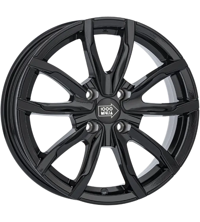 Mille Miglia EVO 001 Gloss Black 6,00x15 5x100,00 ET38,00