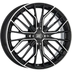 Mille Miglia MM1044 Black Polished 6,50x16 4x108,00 ET20,00