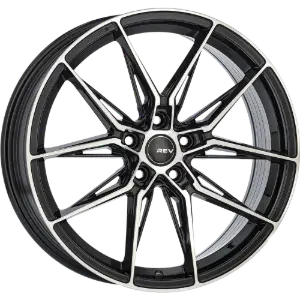 REVATIVO Pulsar Black Polished 7,00x17 5x114,30 ET40,00