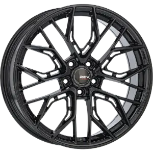 REVATIVO Qube FF Gloss Black 8,00x18 5x112,00 ET45,00