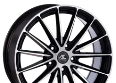 AC Wheels RAGE Matt Dark Grey Polished