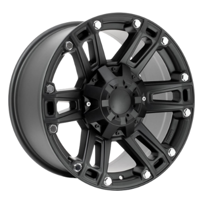 Threeface Bulldog Matt Black 9,00x18 6x139,70 ET20,00