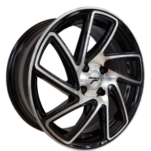 Threeface Cristina Black Polished 6,50x15 4x100,00 ET35,00