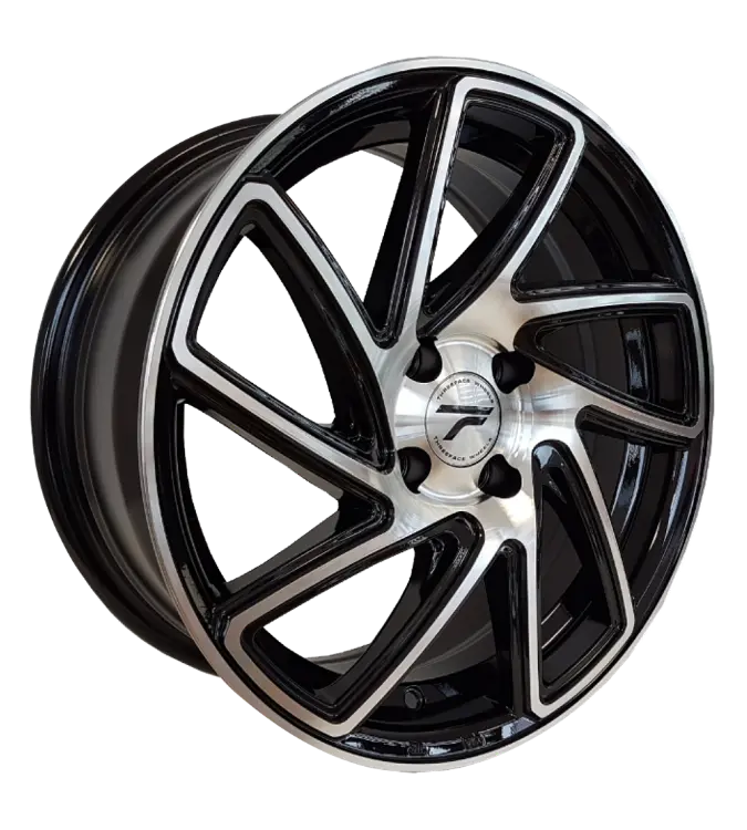 Threeface Cristina Black Polished 6,50x15 4x100,00 ET35,00