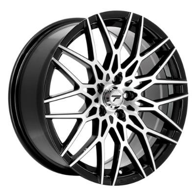 Threeface Spider Black Polished 7,50x17 5x112,00 ET39,00