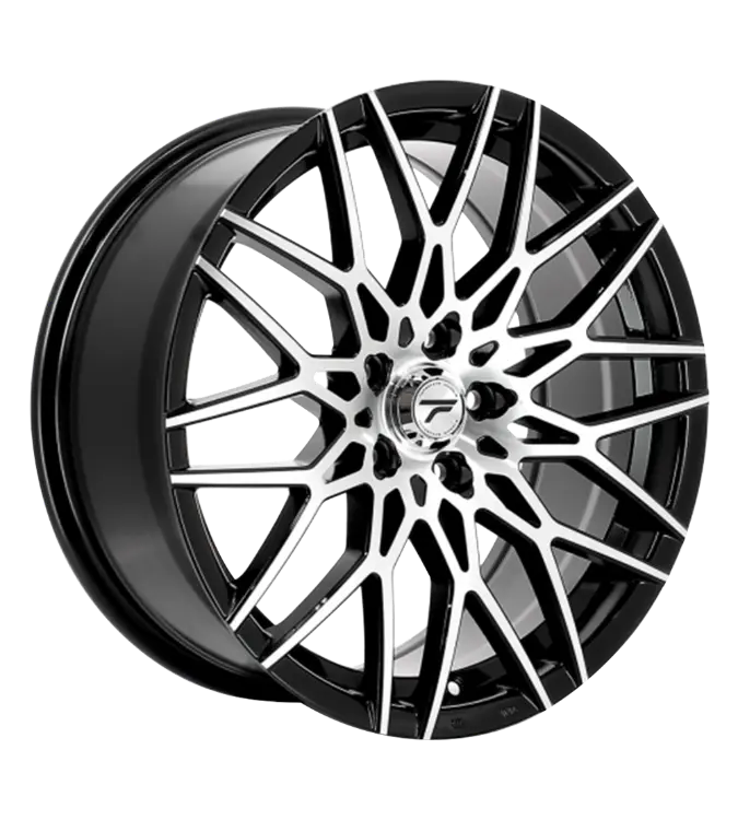 Threeface Spider Black Polished 7,50x17 5x112,00 ET39,00