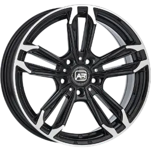 ARTECH Peaks Black Lip Polished 7,50x17 5x114,30 ET35,00