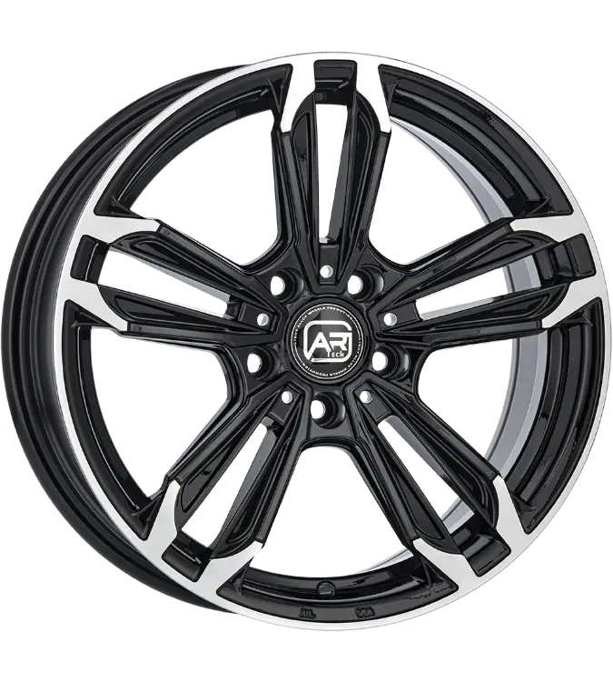 ARTECH Peaks Black Lip Polished 7,50x17 5x114,30 ET35,00