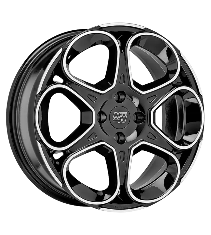 MSW 83 Black Polished 7,00x17 5x110,00 ET25,00