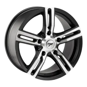 Threeface Vanadium Black Polished 7,50x17 5x114,30 ET42,00
