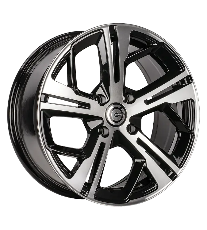 Carbonado Angers Black Polished 7,00x16 4x108,00 ET20,00
