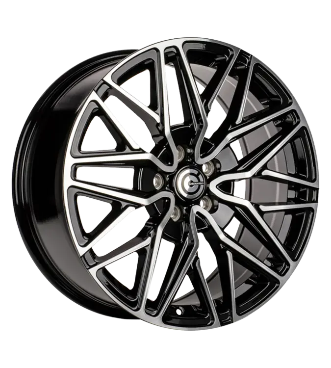 Carbonado Idaho Black Polished 8,00x18 5x108,00 ET45,00