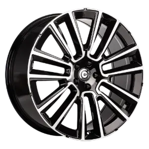 Carbonado Knockout Black Polished 8,00x19 5x108,00 ET42,00