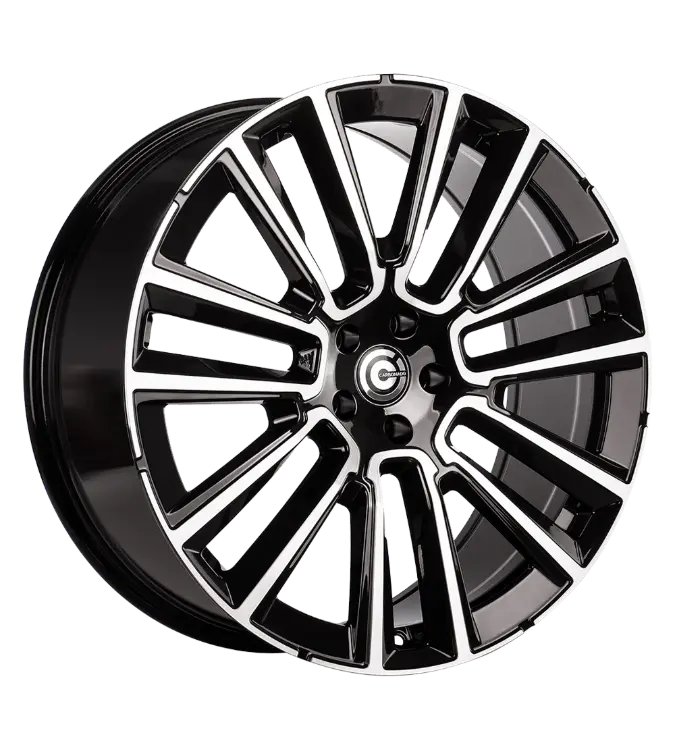 Carbonado Knockout Black Polished 8,00x19 5x108,00 ET42,00