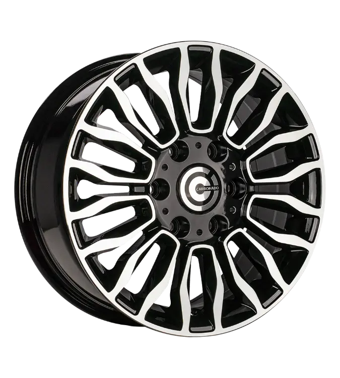 Carbonado Might Black Polished 7,00x16 6x130,00 ET50,00