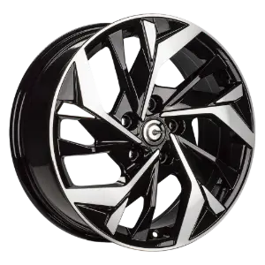 Carbonado Sonic Black Polished 7,00x17 5x114,30 ET40,00