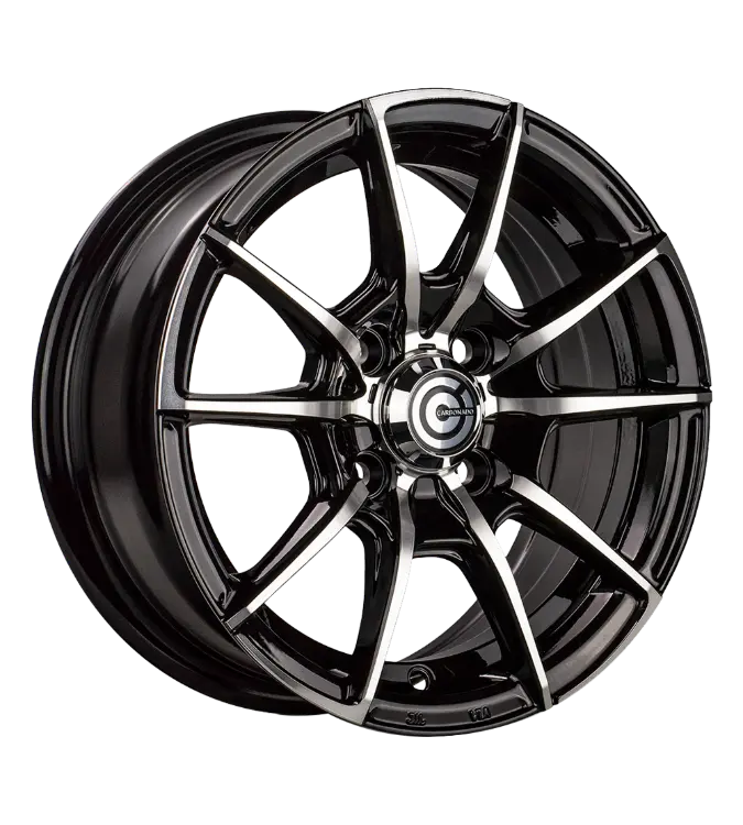 Carbonado Scooter Black Polished 5,50x13 4x98,00 / 4x100,00 ET30,00