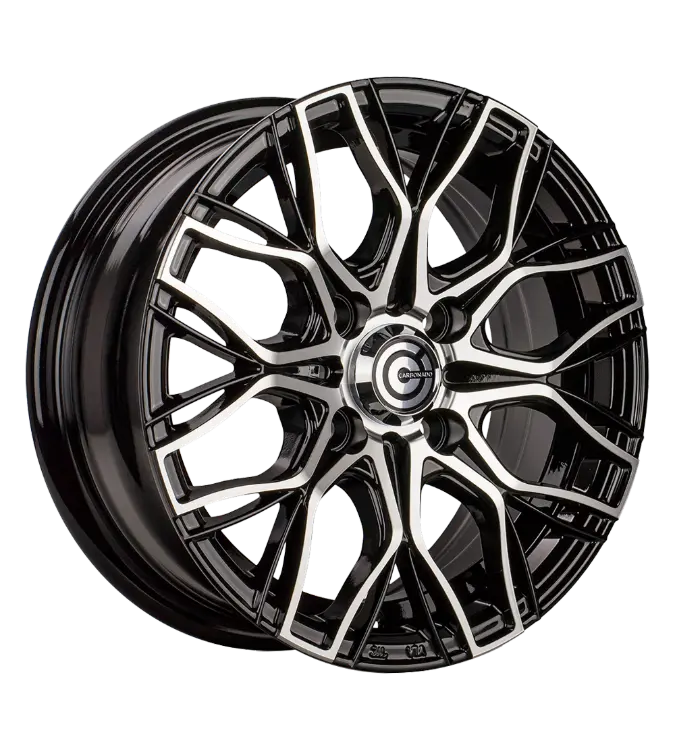 Carbonado Trailer Black Polished 5,50x13 4x98,00 / 4x100,00 ET30,00