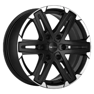 SuperMetal Compass Black Lip polished 8,50x18 6x139,70 ET20,00