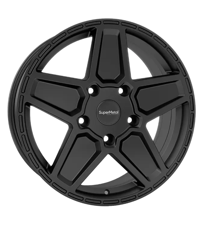 SuperMetal Rocket Black matt 8,00x18 5x160,00 ET45,00
