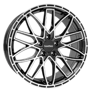 SuperMetal Vane Black polished 8,00x20 5x120,00 ET55,00