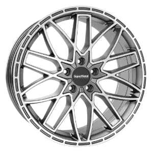 SuperMetal Vane Grey polished 8,00x20 5x120,00 ET55,00