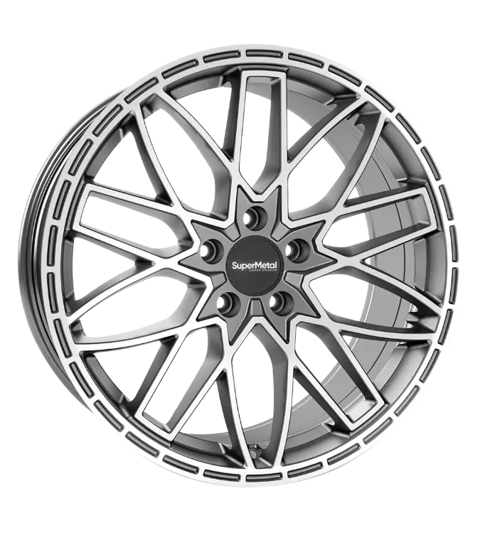 SuperMetal Vane Grey polished 8,00x20 5x120,00 ET55,00