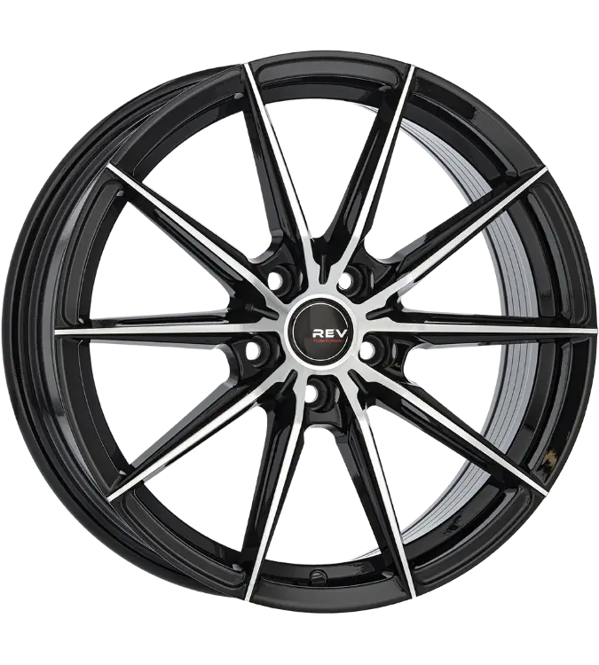 REVATIVO Nova FF Black Polished 8,00x18 5x112,00 ET45,00