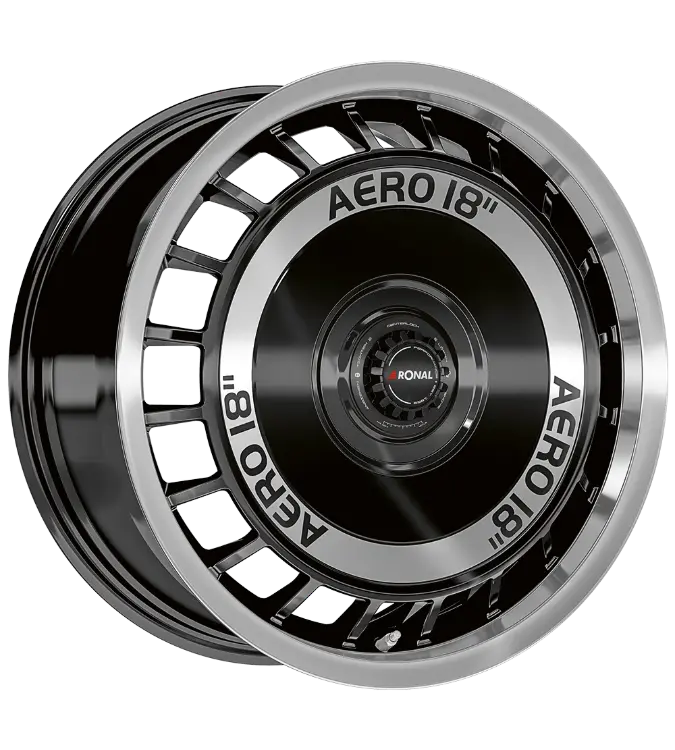 Ronal R50 REV-B Black Lip Polished 8,00x18 5x100,00 ET35,00