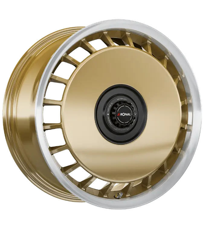 Ronal R50 REV-B Gold Lip Polished 8,00x18 5x120,00 ET50,00