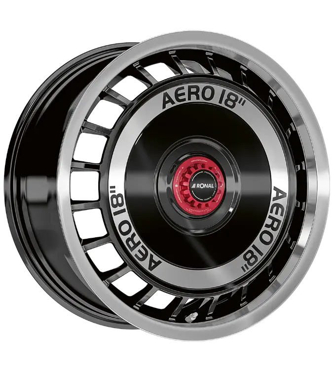 Ronal R50 REV-R Black Lip Polished 8,00x18 5x100,00 ET35,00