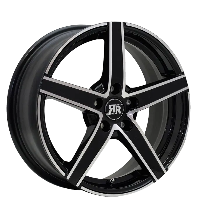 Racer ARTIC EVO Bright Black Machined 5,50x14 4x98,00 ET30,00