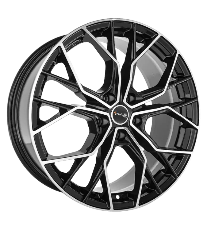 AVUS Racing AC-M10 - Black Polished 8,00x18 5x108,00 ET42,00