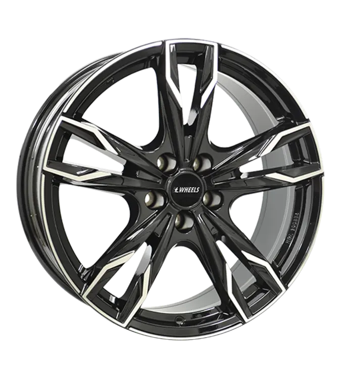 itWHEELS Gina Black Polished 7,50x17 5x108,00 ET42,00