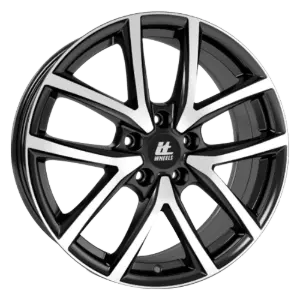 itWHEELS Mira Black Polished 7,50x18 5x108,00 ET45,00