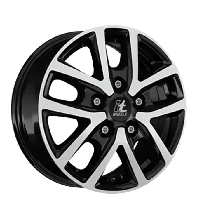 itWHEELS Mira VAN Black Polished 6,50x16 5x160,00 ET60,00