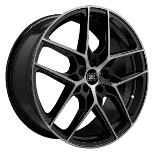 Mille Miglia MM1004 Dark Black Polished 7,50x17 5x112,00 ET45,00