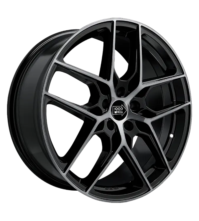 Mille Miglia MM1004 Dark Black Polished 7,50x17 5x112,00 ET45,00